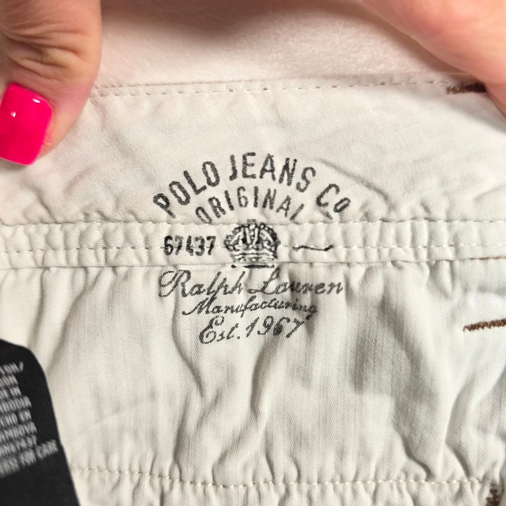Polo Jeans Co Ralph Lauren Shorts Women's 6 Beige Utility Carpenter Y2K Casual